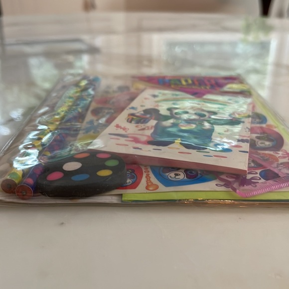 Vintage Lisa Frank Paper Pack-It stationary set of Panda bear painter - Picture 4 of 4